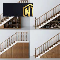 KỆ CẦU THANG NGỌC THỊNH GỖ CAO CẤP & KIỂU MỚI